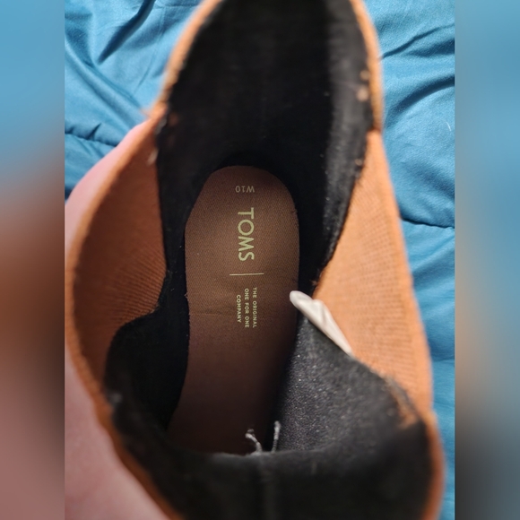TOMS sz 10 Women's Esme Tan Slouch Boots - Picture 9 of 10